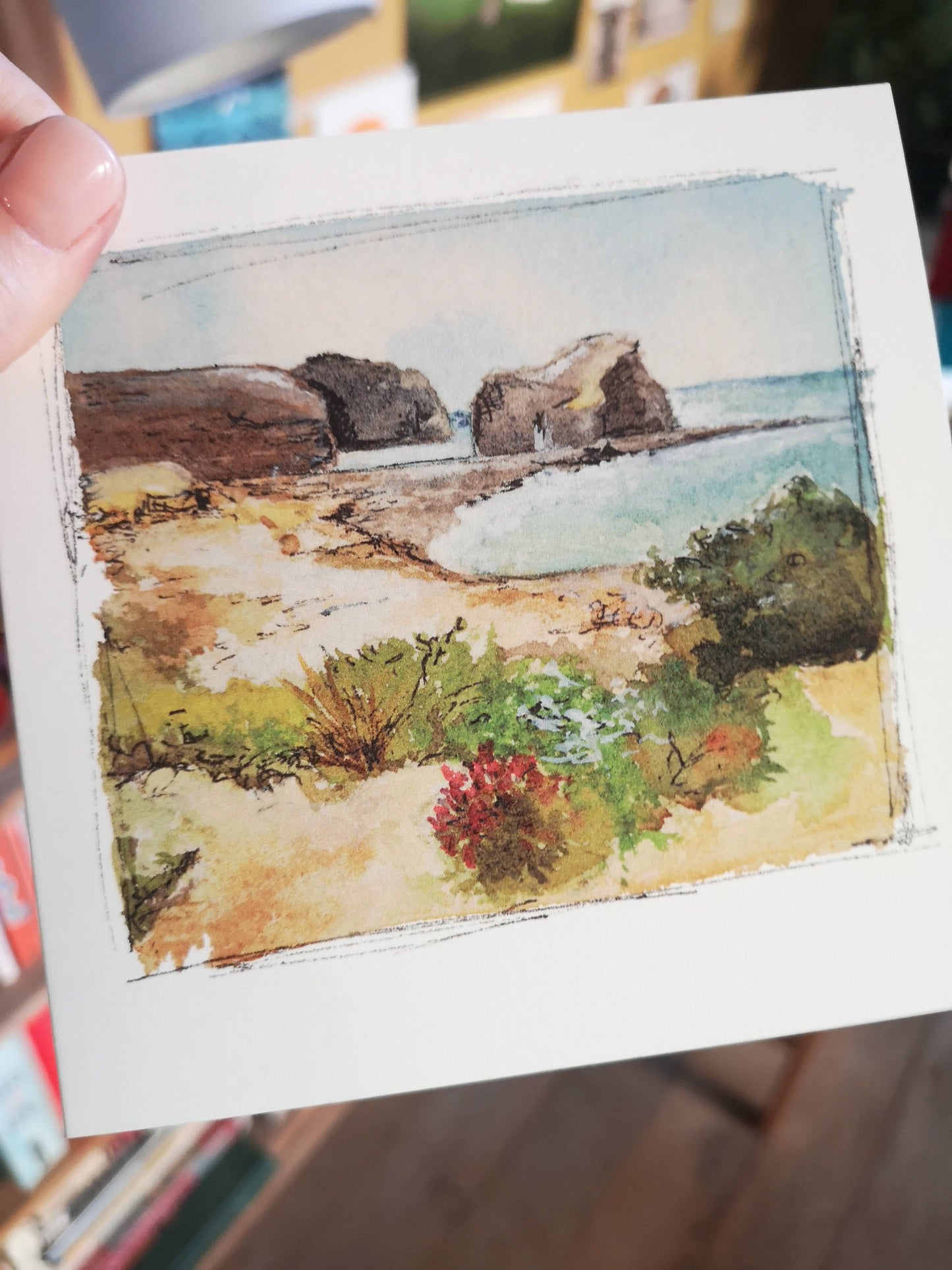 Gozo - watercolour card
