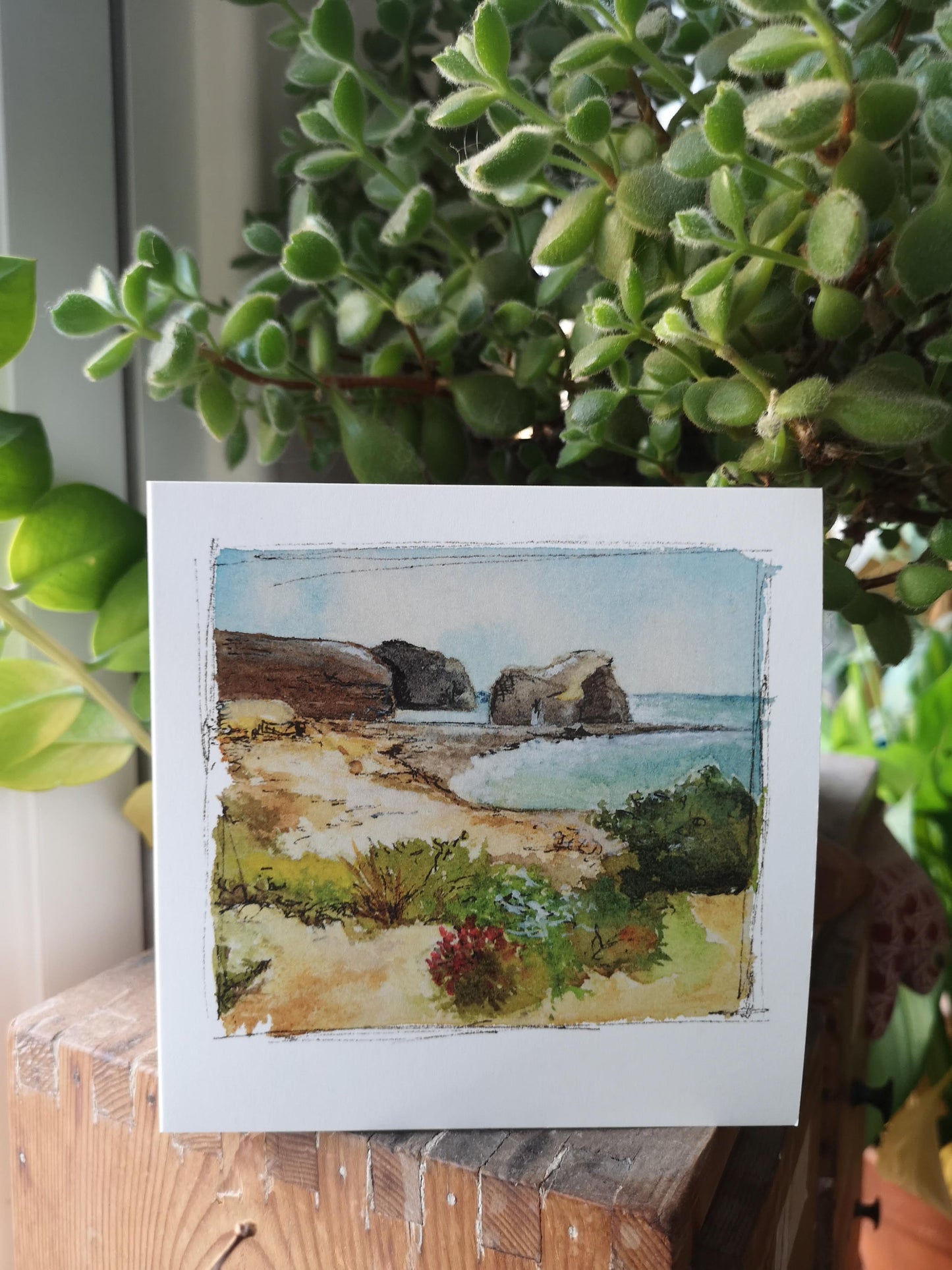 Gozo - watercolour card
