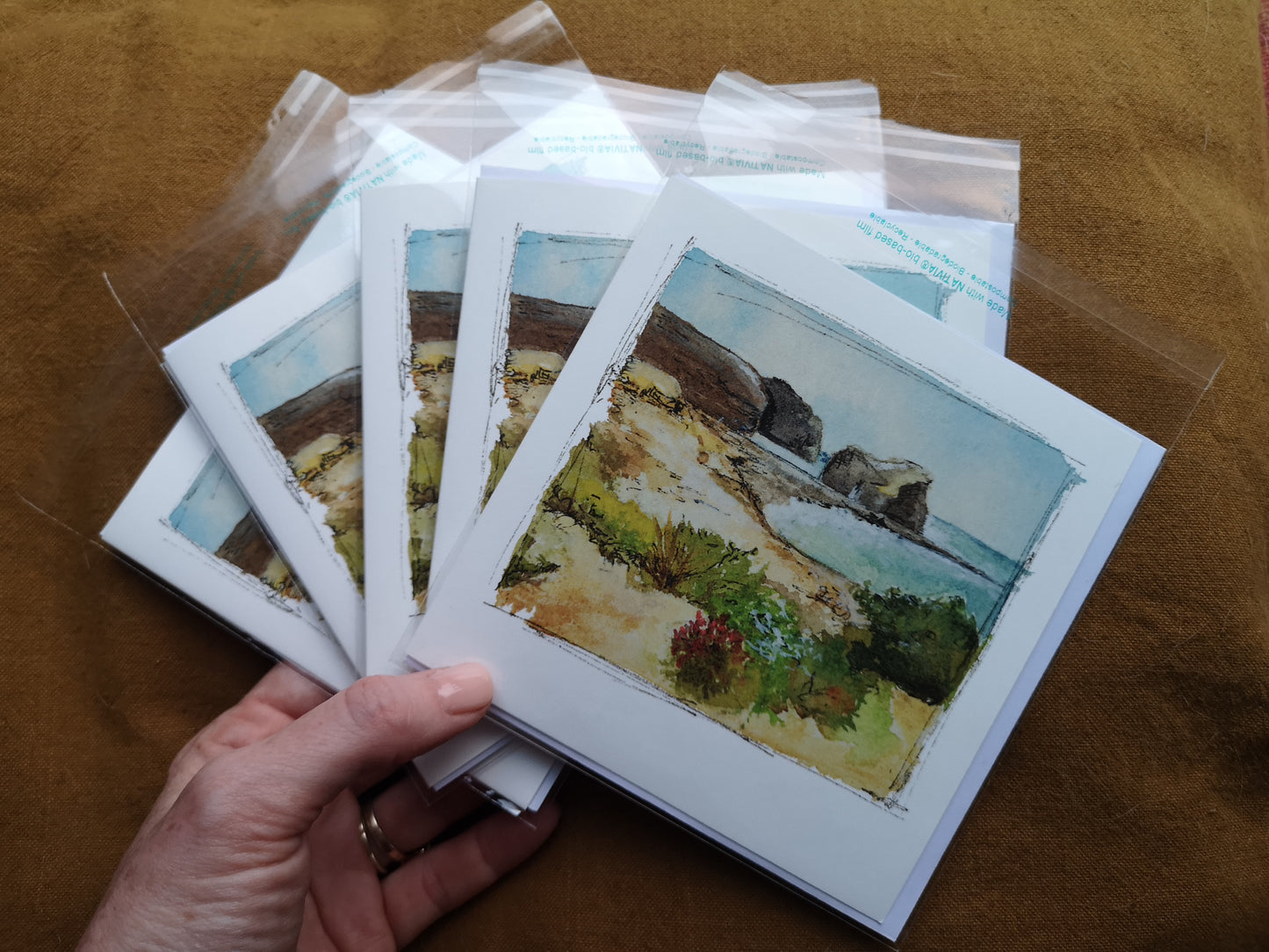 Gozo - watercolour card